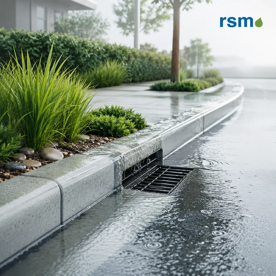 Rainy Curb