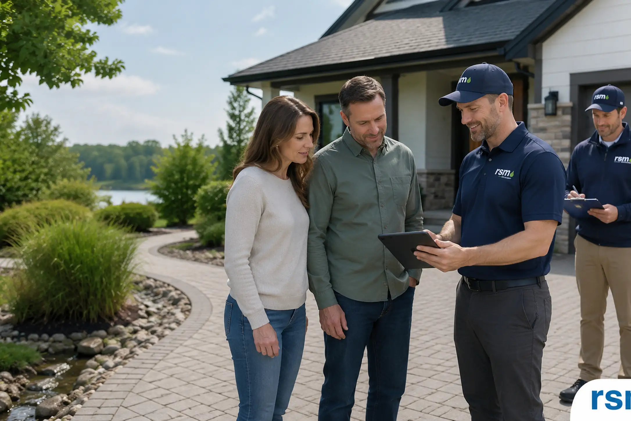 Homeowner consultation about property drainage and flood resilience
